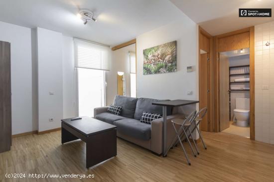  apartamento de 1 dormitorio con calefacción central y aire acondicionado para el alquiler en el cen 