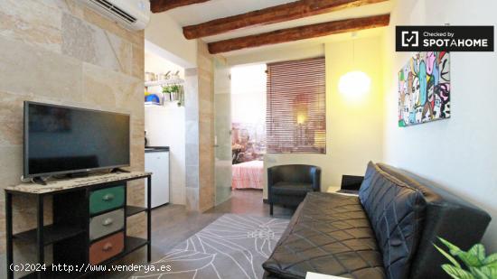 Elegante apartamento de 1 dormitorio en alquiler en El Raval - BARCELONA