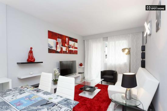  Amplio apartamento de 1 dormitorio con balcón en alquiler en Chamartín - MADRID 