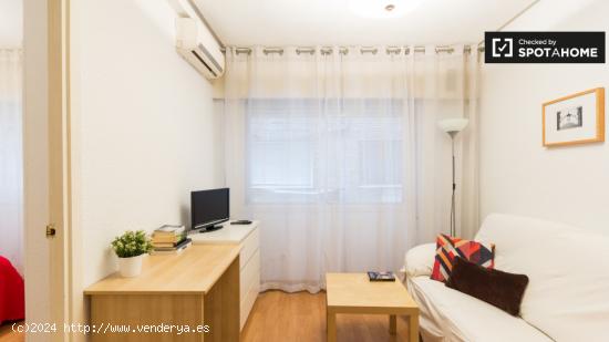 Cómodo apartamento de 1 dormitorio con aire acondicionado en alquiler en Salamanca - MADRID