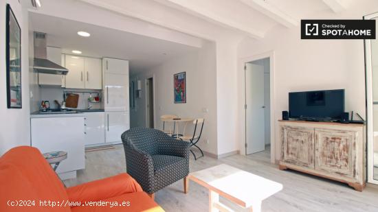 Apartamento de 2 dormitorios con aire acondicionado y balcón en alquiler en El Raval - BARCELONA