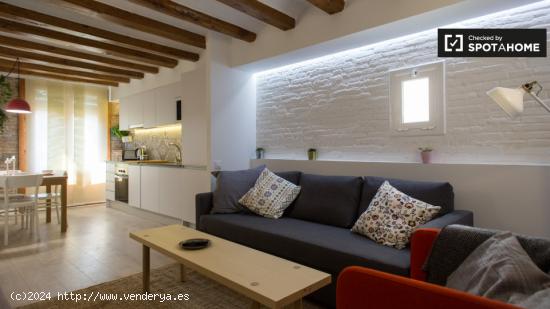 Amplio y moderno apartamento de 2 dormitorios en alquiler en El Raval - BARCELONA