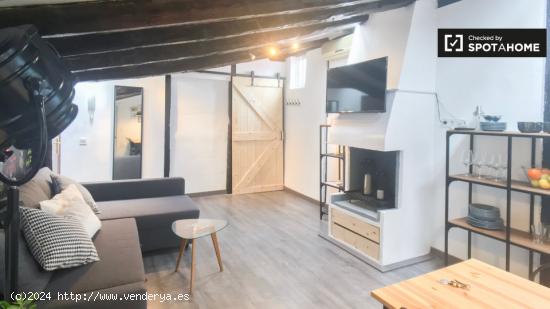 Apartamento de 1 dormitorio reformado con aire acondicionado en alquiler en Madrid Centro - MADRID