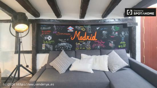 Apartamento de 1 dormitorio reformado con aire acondicionado en alquiler en Madrid Centro - MADRID