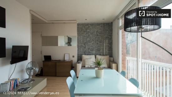 Amplio y luminoso apartamento de 1 dormitorio con balcón en alquiler en Sarrià-Sant Gervasi - BARC