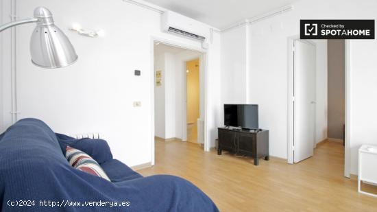 Piso de 1 habitación con aire acondicionado en alquiler en Poblenou, para ir andando hasta la playa