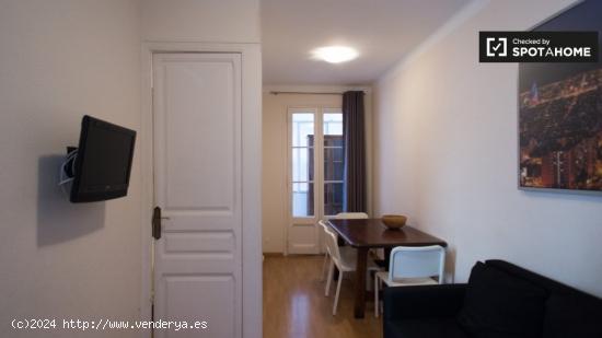 Elegante apartamento de 1 dormitorio en alquiler en Eixample Dreta - BARCELONA