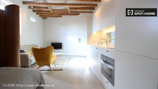 Elegante apartamento estudio con aire acondicionado en alquiler en Justicia - MADRID