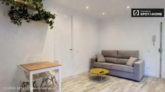 Apartamento renovado de 1 dormitorio con balcones en alquiler en Centro - MADRID