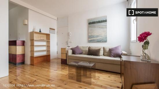 Encantador apartamento de 1 dormitorio con aire acondicionado en alquiler en Malasaña - MADRID