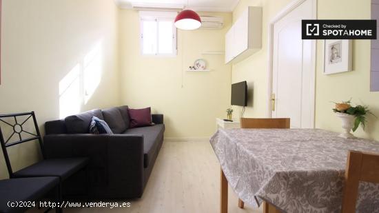 Apartamento de 1 dormitorio con aire acondicionado en alquiler en Malasaña - MADRID