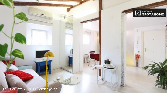 Tranquilo apartamento de 1 dormitorio en alquiler en Malasaña - MADRID