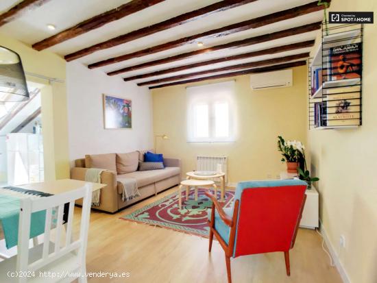  Precioso apartamento de 1 dormitorio con aire acondicionado en alquiler en la moderna Malasaña - MA 