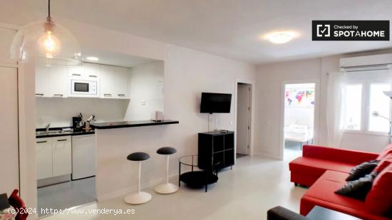 Amplio apartamento de 1 dormitorio en alquiler en Lavapiés - MADRID