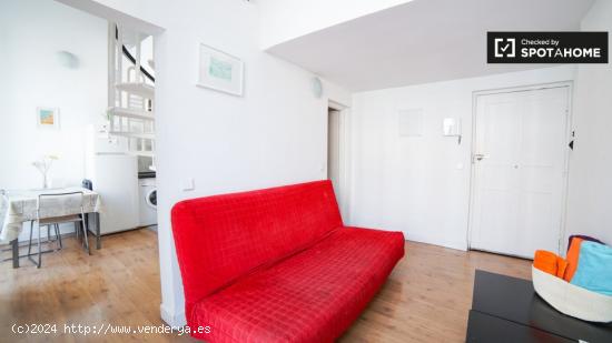 Hermoso y luminoso apartamento de 1 dormitorio en alquiler en Centro - MADRID