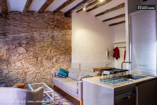  Encantador apartamento de 1 dormitorio con terraza en alquiler en Sants - BARCELONA 