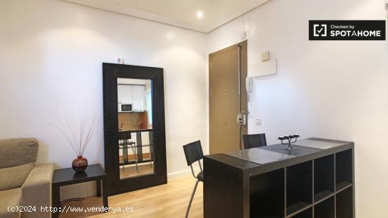 Cómodo apartamento de 1 dormitorio con aire acondicionado para alquilar en lavapiés ecléctico - M