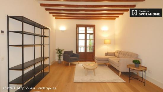 Apartamento contemporáneo de 2 dormitorios con estudio y dos balcones y para alquilar en el histór