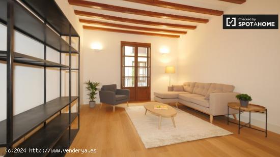 Apartamento contemporáneo de 2 dormitorios con estudio y dos balcones y para alquilar en el histór