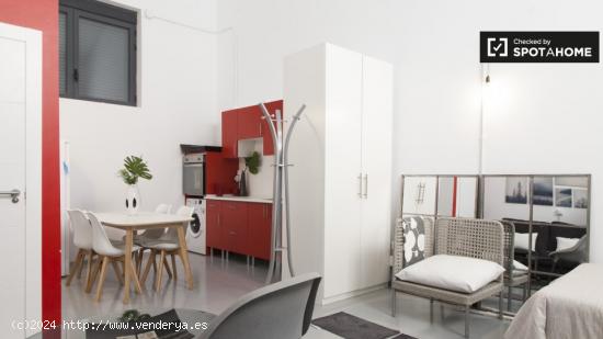 Moderno apartamento estudio en alquiler en Ciudad Lineal. - MADRID