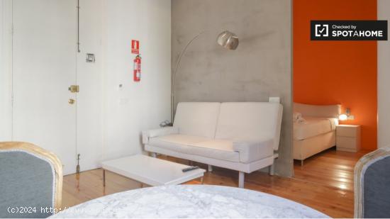 Elegante apartamento de 1 dormitorio con aire acondicionado en alquiler cerca del metro en el centro