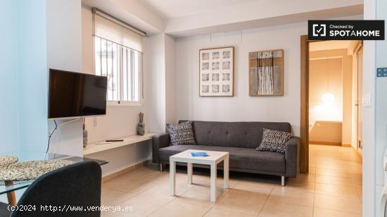 Elegante apartamento de 1 dormitorio en alquiler en Ciutat Vella - VALENCIA