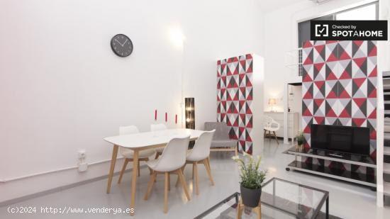 Moderno apartamento estudio en alquiler en Ciudad Lineal. - MADRID