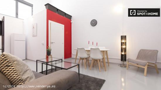 Moderno apartamento estudio en alquiler en Ciudad Lineal. - MADRID