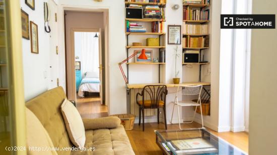 Luminoso apartamento de 1 dormitorio en alquiler en Lavapiés - MADRID