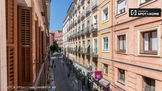 Se alquila habitación soleada en apartamento de 7 dormitorios en Malasaña - MADRID