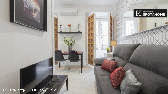 Elegante apartamento de 1 dormitorio en alquiler en Centro - MADRID