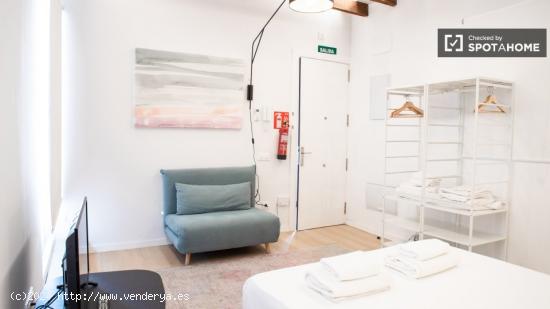 Elegante apartamento de 1 dormitorio con terraza en alquiler, cerca de El Rastro en La Latina - MADR