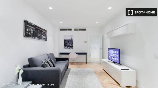 Exclusivo piso de 1 dormitorio con diseño moderno, en alquiler en Barrio de Salamanca, Madrid - MAD