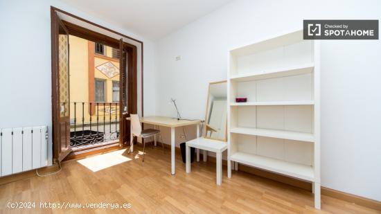 Encuentra una habitación con armario independiente en apartamento de 8 habitaciones, Lavapiés - Mu