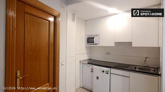 Encantador apartamento de 1 dormitorio con aire acondicionado en Atocha, cerca del centro de la ciud