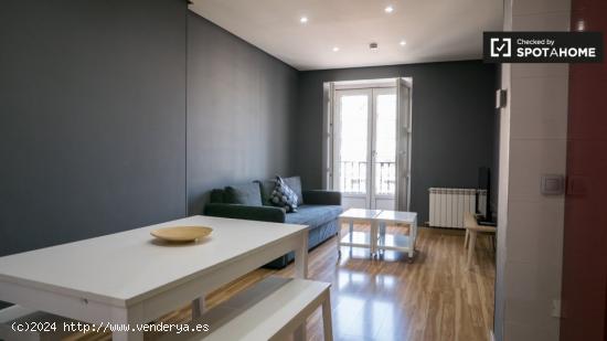 Elegante apartamento de 1 dormitorio en alquiler en el corazón de Madrid - MADRID