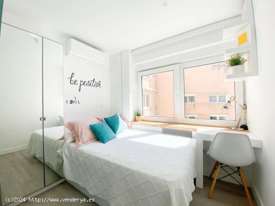  Dormitorio en suite en la residencia de Vallehermoso, Madrid - MADRID 