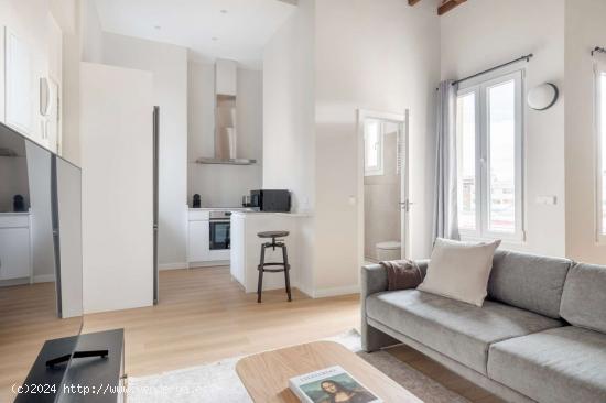  Apartamento de 1 dormitorio en alquiler en Madrid - MADRID 