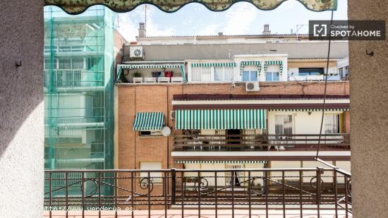 Gran habitación con armario independiente en un apartamento de 5 dormitorios, Embajadores - MADRID