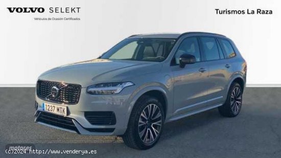  Volvo XC 90 XC90 Plus, T8 AWD Hibrido enchufable, Electrico/Gasolina, Dark, 7 Plazas de 2024 con 10  