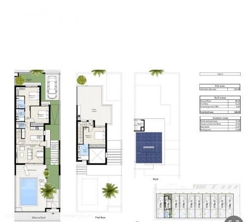 Complejo de 10 chalets adosados ​​en Los Nietos (Murcia) - MURCIA