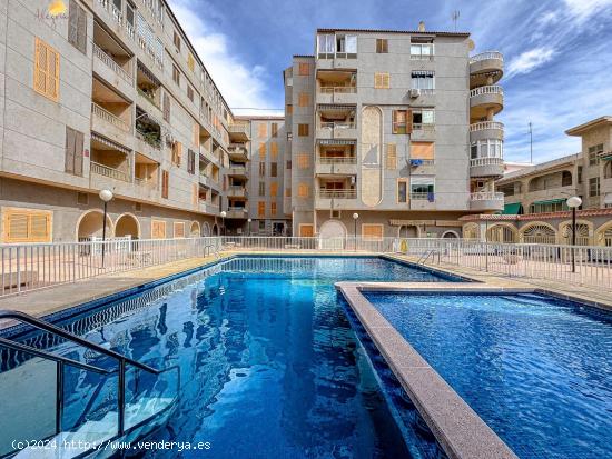 Acogedor apartamento con enorme piscina comunitaria a 250 metros de la playa - ALICANTE