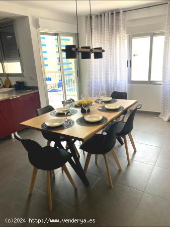 MAGNIFICO APARTAMENTO TOTALMENTE REFORMADO EN PLAYA DE GANDIA 2ª LINEA - VALENCIA