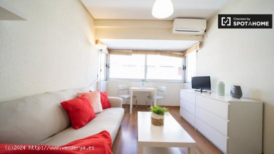 Luminoso apartamento de 1 dormitorio con aire acondicionado en alquiler en Salamanca - MADRID