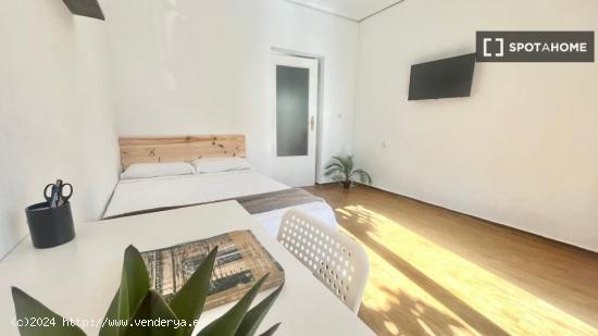 Luminosa habitación con cama de matrimonio equipada para estudiantes - SEVILLA