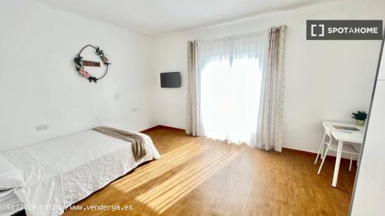 Luminosa habitación con cama de matrimonio equipada para estudiantes - SEVILLA