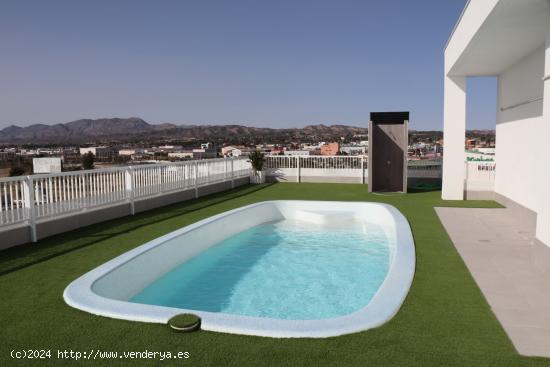  Piso en Elche zona Corte Inglés de 2 Habitaciones, 2 Baños, terraza y piscina - ALICANTE 