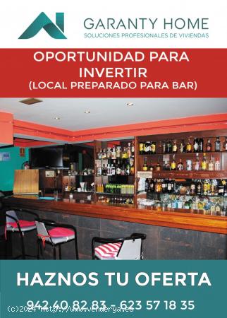  Se vende local comercial preparado para bar - CANTABRIA 