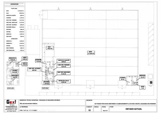 ALQUILER NAVE DE 3.139 M² EN PARCELA DE 5.004 M² - GUADALAJARA