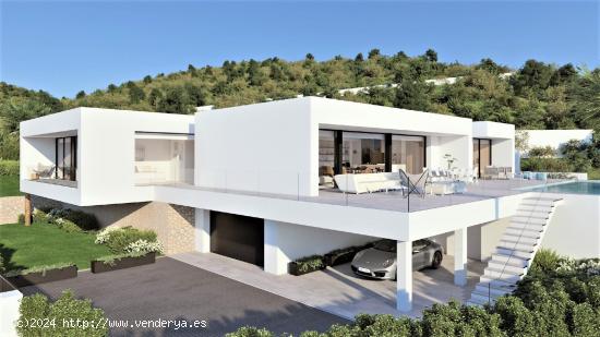 Villa de architectura moderna con orientacion sur y vistas panoramicas al mar - ALICANTE